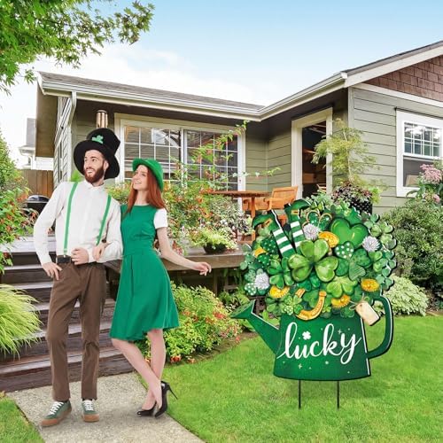 Decoration Yard Sign Stake 14.2 Inch Yard Decor(St Patricks Day) - Image 4