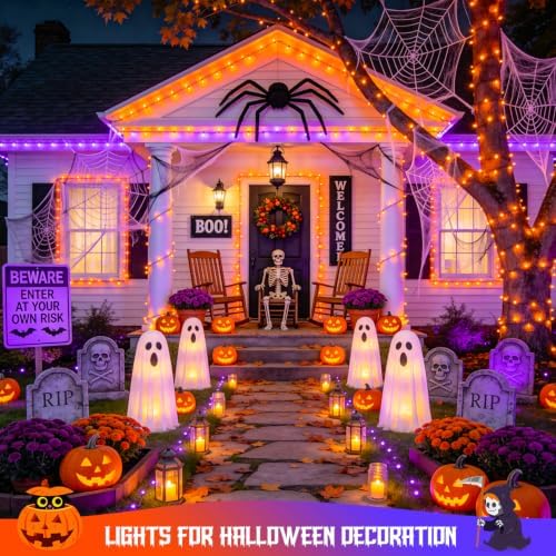 JMEXSUSS 250 LED Smart Color Changing Halloween Lights, RGB String Lights - Image 2