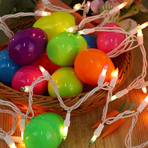 LJLNION 3 Sets Easter String Lights, 150 Count 30 FT Each White Wire Mini Pastel Fairy Lights, 120V UL Certified Connectable Xmas Lights for Garden Patio Holiday Party Outdoor Decoration, Multicolor - Image 6