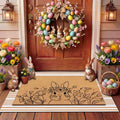 Tinideya 2 23.6 X 35.4 Inches Easter Bunny White Brown by Tinideya