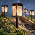 Twinkle Solar Garden Lights 8Pack, LED Solar Lights Outdoor Waterproof, Pathway Light Solar Powered, Star Ambient Light Outdoor Decor for Patio Yard Walkway Pool Lawn Sidewalk Party Landscape Lighting by RuboliyLightyourwayahead