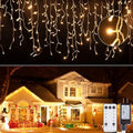 Brightown Icicle Lights for Outside, 40FT Icicle Christmas Lights Outdoor by Brightown