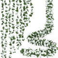 18 Pack 144 FT Artificial Flower Garland Fake White Roses Vines Flowers by KHOYIME