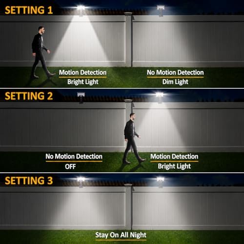 Clip-On Solar Light, Motion Sensor Outdoor Light, 1 Pack - Image 6