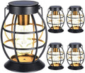 LeiDrail Solar Lanterns Outdoor, Hanging Metal Lights, Dual LED, 4 Pack by LeiDrail