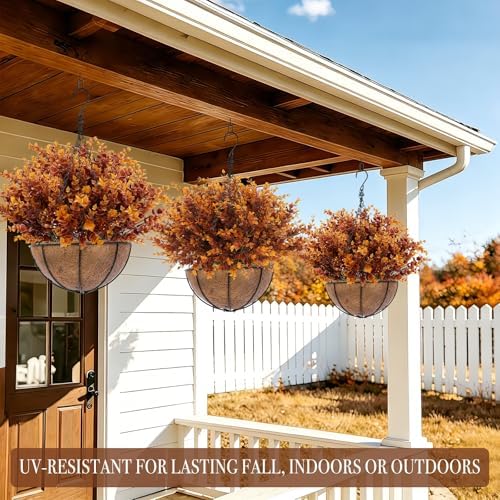 20 Bundles Artificial Fall Flowers for Outdoors Fall Decorations for Home - Image 5