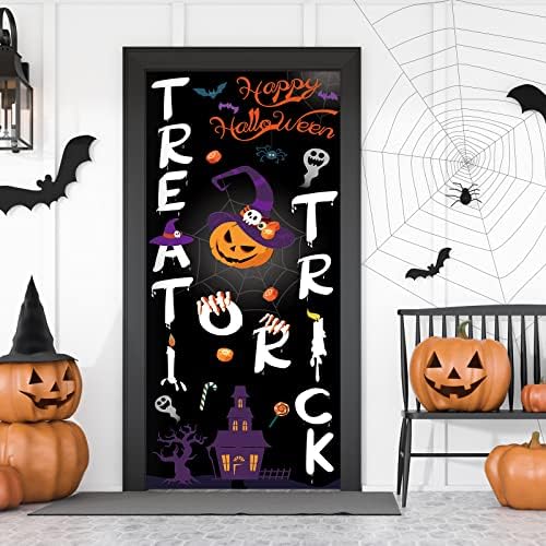 Breling 72x30 Inch Halloween Door Cover Decorations, Trick Style - Image 6
