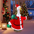 Celltestria Christmas Goose Outfits Santa Claus Goose Clothes Cute Xmas Winter Lawn Porch Goose Costume for 23" Geese Outdoor Patio Yard Lawn Garden Decoration by Unknown