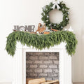 Sggvecsy 6Ft Christmas Cedar Garland Real Touch Artificial Pine Cypress Realistic Greenery Garland for Table Wall Mantle Indoor Fireplace Home Holiday Winter Xmas Decoration (2 Pack) by Sggvecsy