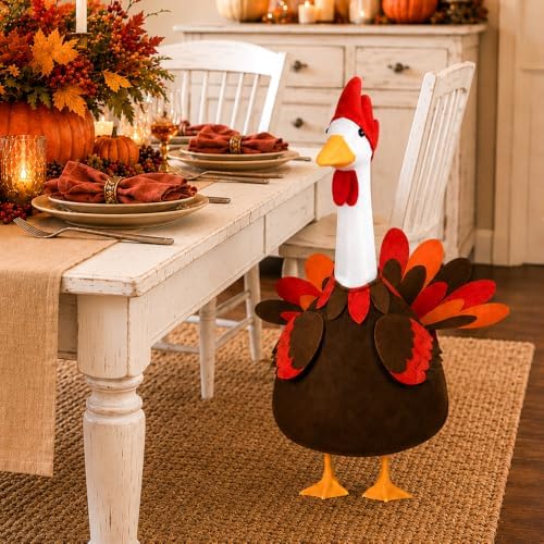 Thanksgiving Turkey Porch Goose Outfit for Outdoor Lawn Decor - Image 6