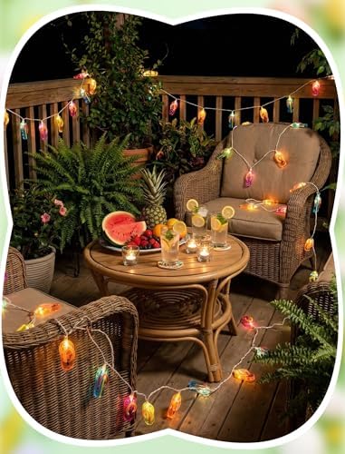 8.5FT Flip Flop String Lights 10 LED Colorful Slipper Lights – Tropical Beach Party Decorations, Waterproof Connectable Outdoor Plug in Fairy Lights for Patio Camping Luau Holiday Decor, UL Listed - Image 6