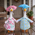 2 Set Summer Porch Goose Outfit,Blue Pink,23 Inches,Stylish by Yeyeplum