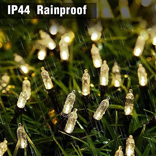 Efunly LED Christmas Net Lights for Bushes Outdoor,100 LED 5ftx5ft Waterproof 8 Modes Connectable Mesh Lights for Bushes,Garden,Yard,Trunk,Outdoor Christmas Decorations - Image 5