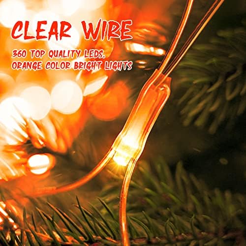 JMEXSUSS 360 LED Orange Net Lights - Image 6