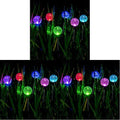 SOLPEX Solar Lights - 9 Pack Multi-Color Changing Garden Spheres, Large Outdoor Waterproof LED Lights for Decorations by Solpex