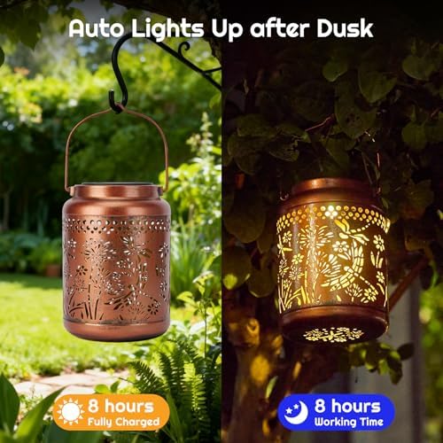Dragonfly Solar Lanterns Outdoor Waterproof, Gifts for Women - Image 3