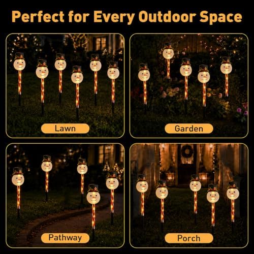 Solar Christmas Lights Outdoor, Yard Decor for Garden, Lawn and Pathway - Image 6