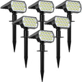 WELALO Solar Light Outdoor, IP68 Waterproof, 65 LED, Cool White, 6 Pack by WELALO