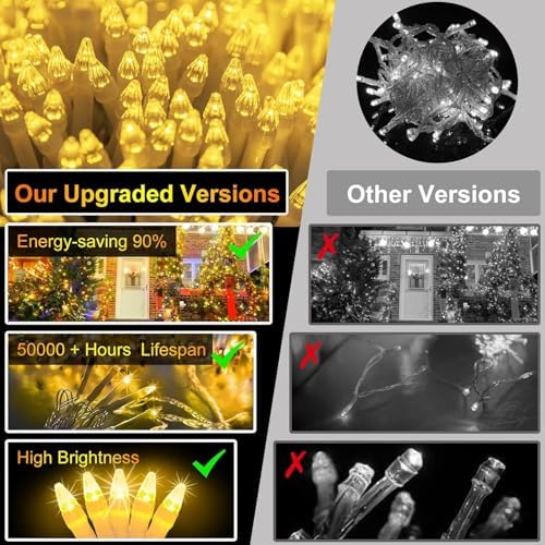 750 LED 240FT Christmas String Lights Outdoor, 12 Pro Modes with Timer - Image 6