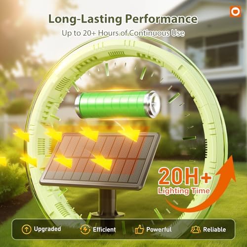 addlon 33(27+6) FT Solar String Lights Waterproof, Remote& USB Port 9+1 LED - Image 5