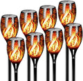 Otdair 43" Solar Torch Lights Outdoor with Flickering Flame for Halloween by Otdair