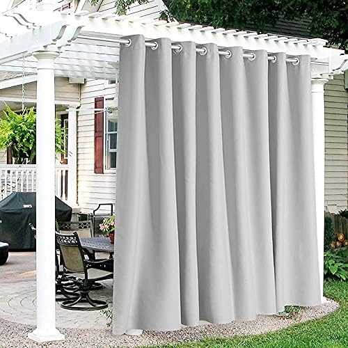 RYB HOME Outdoor Curtains for Patio Waterproof Privacy Thermal Insulated by RYBHOME