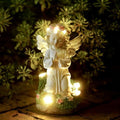 Pohabery Angel Garden Decor Statue Solar Angel Decorations for Yard Outdoor Decorations for Patio Gift for Mom by Pohabery