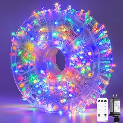 JMEXSUSS 132ft 400 LED Christmas Lights Indoor Outdoor Waterproof by JMEXSUSS