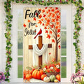 BlissYard Fall for Jesus Door Banner Cross Harvest Decor 35 x 71 Inch by BlissYard