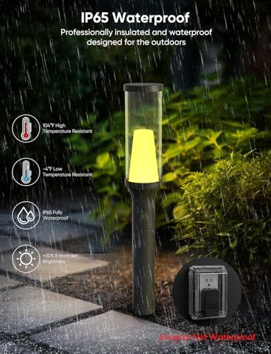 APPECK Pathway Lights,RGBCW Walkway Lights with APP Control,4 Pack - Image 6