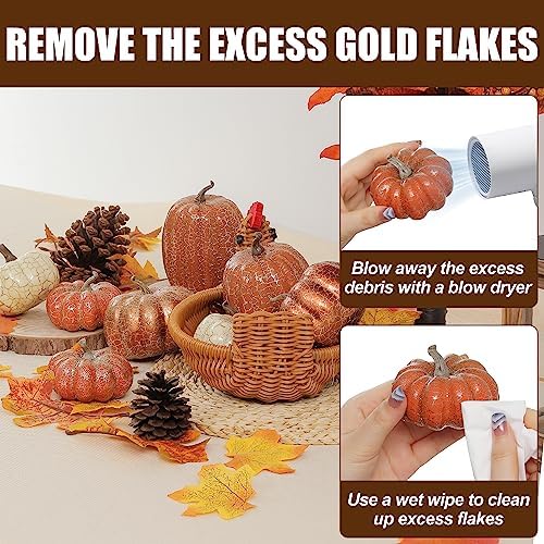 Artgar Pumpkin Decor, 8 PCS Halloween Pumpkin - Image 5