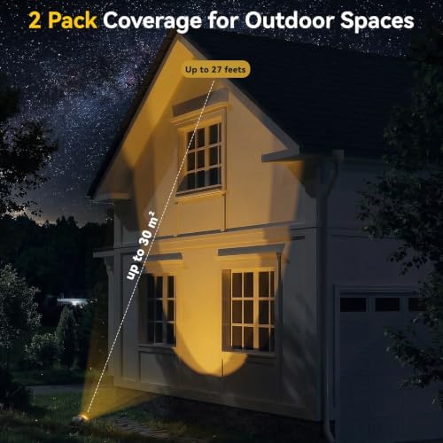 Solar Black Light Outdoor 395nm, Halloween Decorations Glow Party, 4-Pack - Image 2