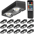 VOLISUN Solar Fence Lights with Remote Control 16 Pack, 50 LM Fence Lights by VOLISUN