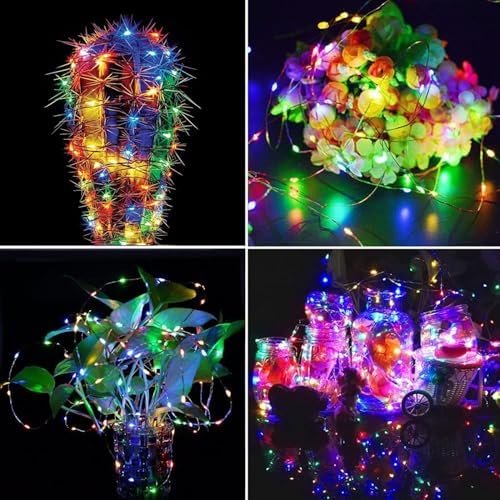 66FT 200 LED Fairy Lights with Remote, Plug in Twinkle Light Outdoor Indoor - Image 4