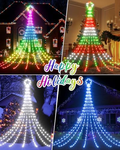 Avatar Controls Halloween Star Waterfall Lights, 16.5FT 245 LED RGB - Image 6