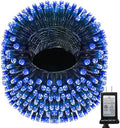 393 FT Christmas Lights 1000 LED Xmas Lights Outdoor Christams String Lights Waterproof 8 Modes & Timer, Fairy Lights Plug in for Weeding, Patio, Party, Holiday,Christmas Decor (Blue) by Unknown