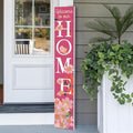8"x48" Spring Welcome Sign for Front Porch, Hello Spring Porch Sign for Front Door Durable PVC Welcome Home Decorations for Outdoors p (Design 14) by BasicFundamentals