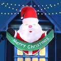 3.5FT Christmas Inflatable Santa Claus with Build-in LED Lights Broke Out from Window, Blow up Christmas Inflatable Outdoor Indoor Decorations (Santa Claus Broke Window) by DearSun