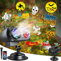 Halloween Christmas Projector Lights Outdoor，LED Projector Lights,2-in-1 Dual Projection System with 10 Slides，15W Brighter HD Ocean Wave Effect,Waterproof for Indoor/Outdoor Decor, Home Party. by Unknown