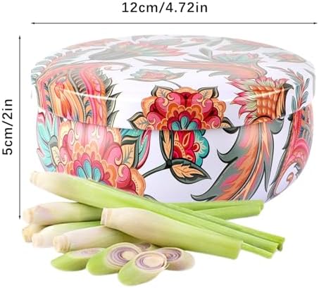 Summer Citronella Scented 3 Wick Candle, Soy Wax Candle for Indoor & Outdoor Use, Boho Floral Decorative Candle for Home,BBQ, Patio and Balcony Decor. - Image 2