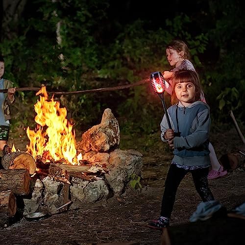 Toodour Solar Torch Flame Lights, 6 Pack Solar Halloween Lights Outdoor - Image 5