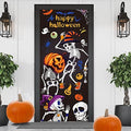 Breling 72x30 Inch Halloween Door Cover Decorations, Skeletons Style by Breling