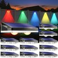 Solar Fence Lights with 13-Mode RGB, Solar Power Garden Lights Waterproof IP65, 20 Hours of Runtime, Solar Outdoor Lights for Yard, Deck, Patio, Wall, Post(12PCS) by Gachiwar