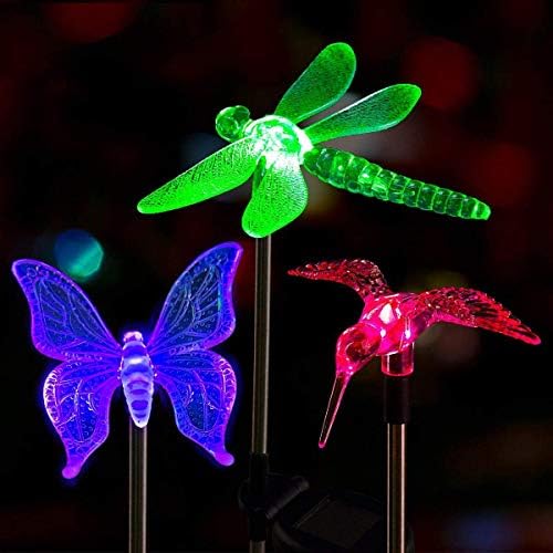 SOLPEX Solar Garden Lights Decor Butterfly Path Lights Outdoor Decorations by Solpex