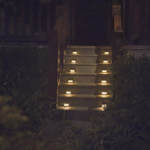 XLUX Warm White Solar Lights for Deck Step Fence Post, SST Housing, 12 Pack - Image 7