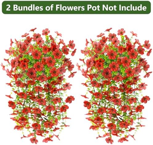 Artificial Fake Flowers Plants for Outdoor UV Resistant Summer Decoration - Image 7
