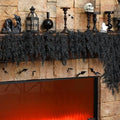 XunYee 6 Feet Black Halloween Garland, Gothic Vine Boughs by XunYee