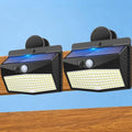Peasur Clip On Solar Lights Outdoor, Motion Sensor Lights with 3 Modes by Peasur