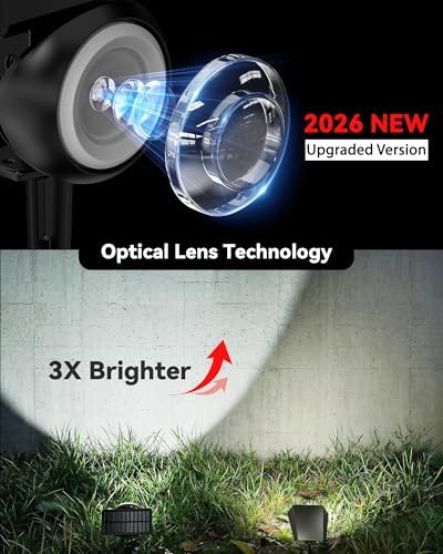 Focusing Solar Spot Lights Outdoor Waterproof, RGB+3CCT Tree Uplights 6Pack - Image 2