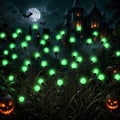 Solar Halloween Lights(4Pack 40LED), Green Outdoor Halloween Decor by PATIOPIA